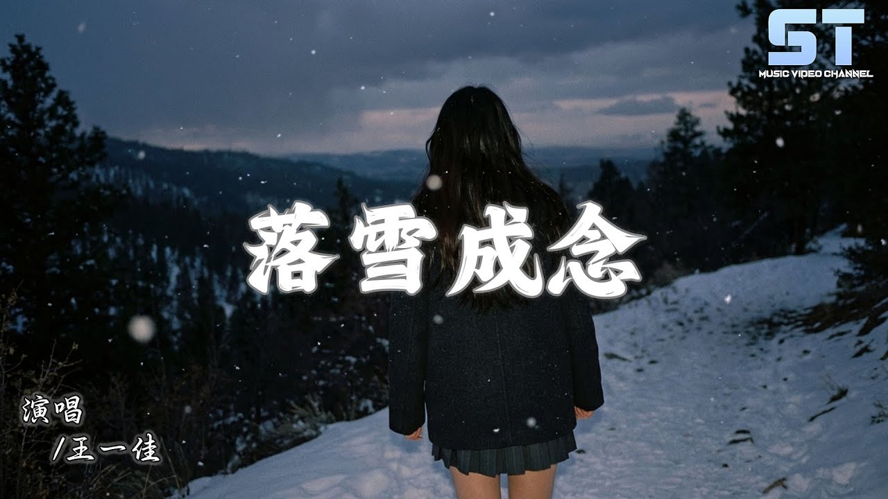 落雪成念 - 王一佳「冷风吹过爱消失无踪，等不来与你故地重逢」【動態歌詞/Lyrics】