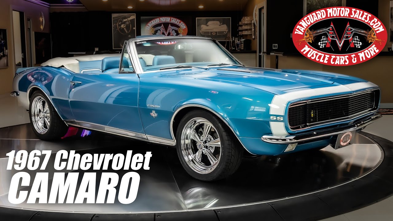 1967 Chevrolet Camaro Convertible For Sale Vanguard Motor Sales #9483