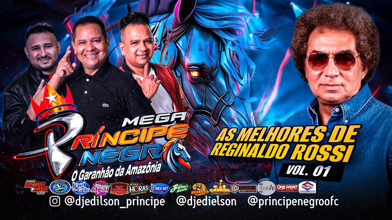 SET MEGA PRINCIPE NEGRO O GARANHÃO DA AMAZÓNIA - REGINALDO ROSSY