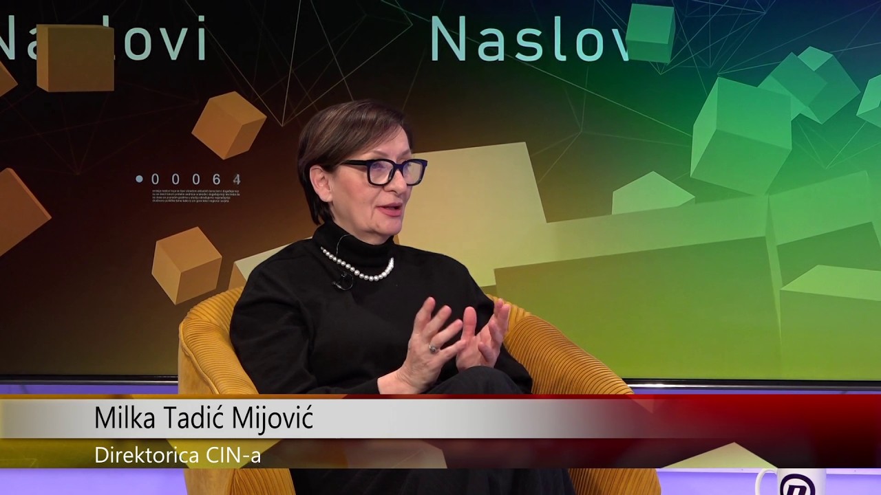 NASLOVI - Milka Tadić Mijović, direktorica CIN CG (S2 EP108) (10.02.2026.)