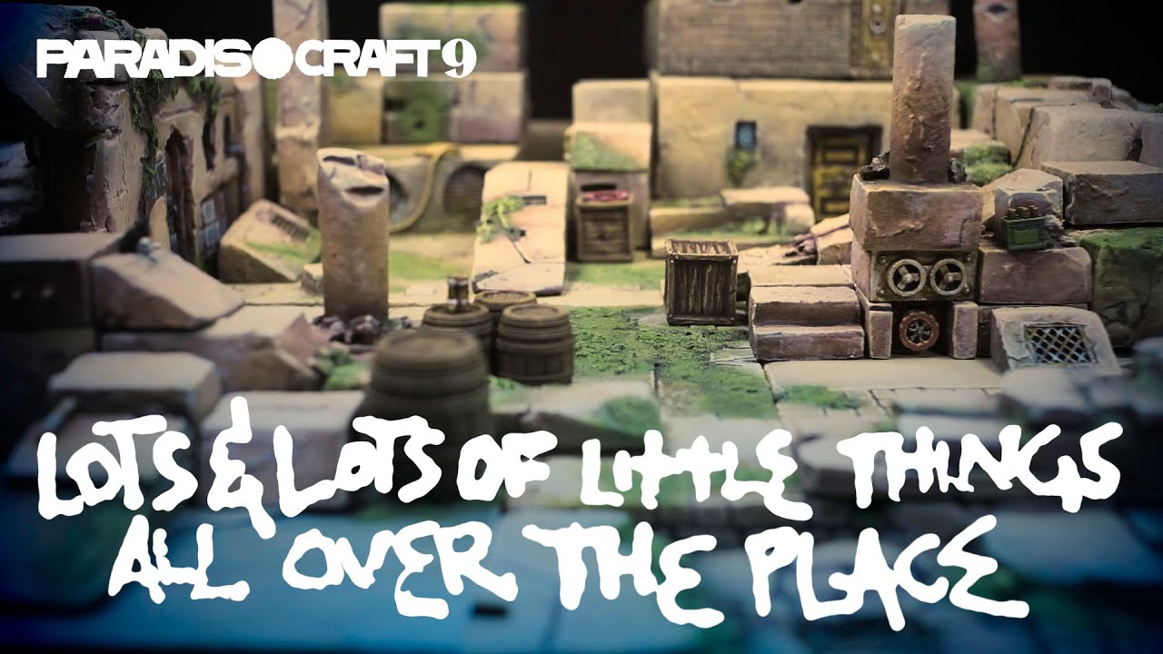 make modular terrain out of the trash from all the other terrain you made