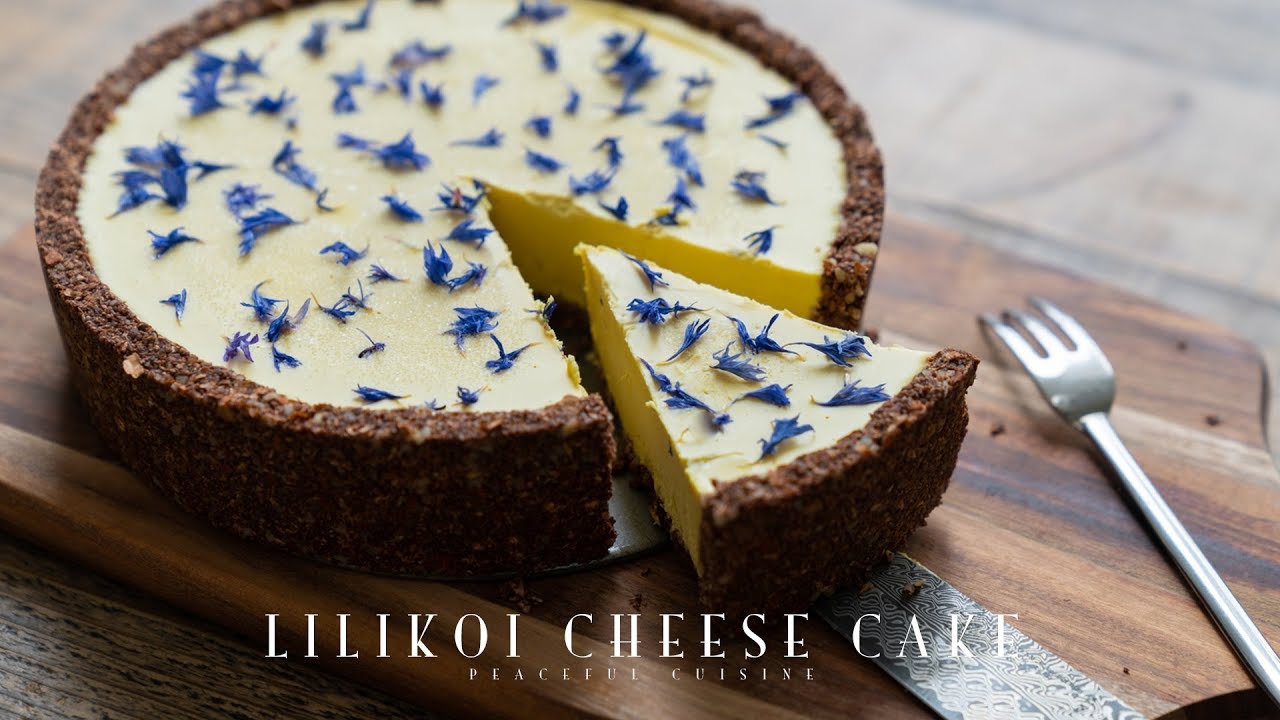 Lilikoi Cheese Cake (vegan) ☆ リリコイチーズケーキの作り方