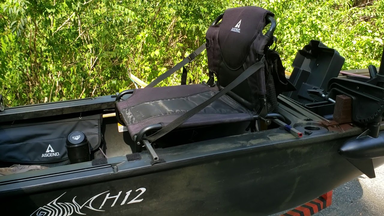 Ascend H12: Simple Mod To Raise The Seat Above The Gunwale