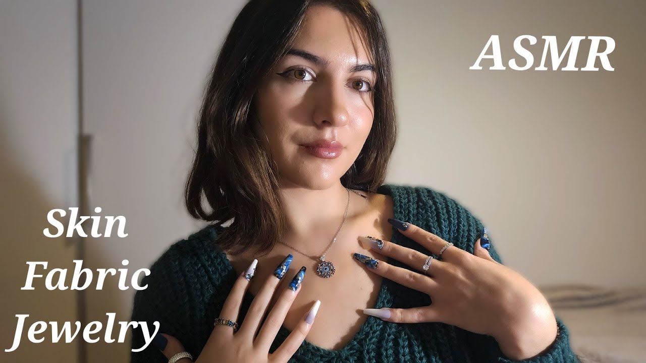 Skin, Fabric & Jewelry Sounds 🎀 ♡○♡○♡ ASMR