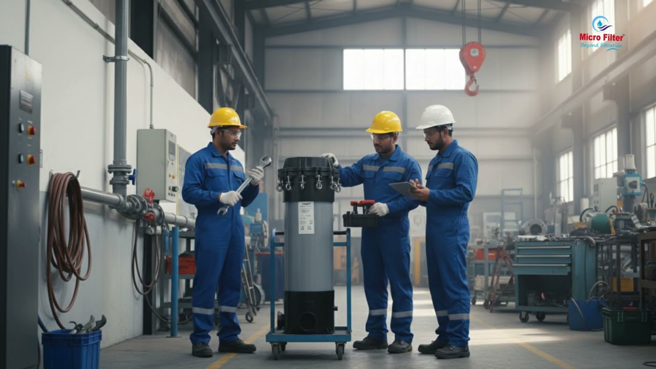 Multi-Cartridge Filter System | High-Flow Industrial Filtration Solution by Microfilter #microfilter