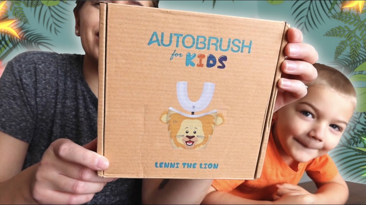 Watch Liam Meagher Unbox His U-Shaped Toothbrush AutoBrush® 4 Kids For The First Time!