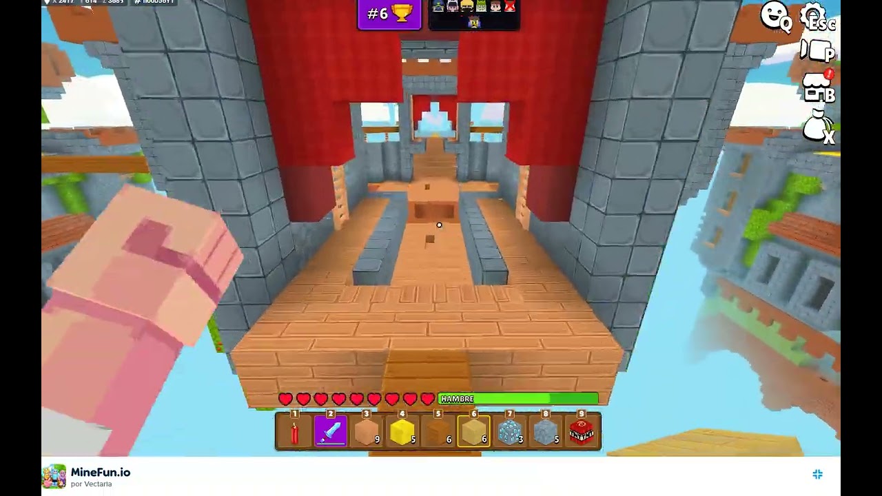 Jugando sky wars pt 25 (Con JACOBO2014)