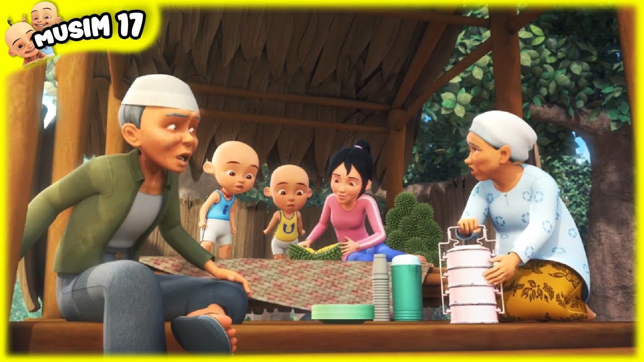 Kompilasi Full 1 Jam Upin & Ipin Terbaru Ramadan Diberkati | Bantu Atok Panen Durian