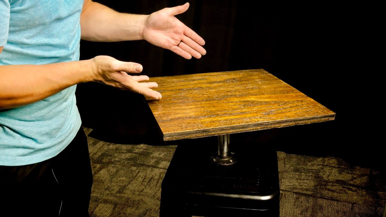 Making a Sculpture Stand Turntable out of a Metal Barstool.