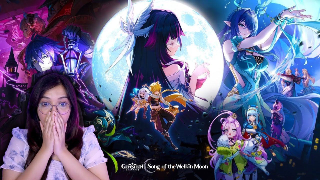 COLUMBINA!!!! -Song of the Welkin Moon Teaser: Moonlit Ballad of the Night | Genshin Impact REACTION