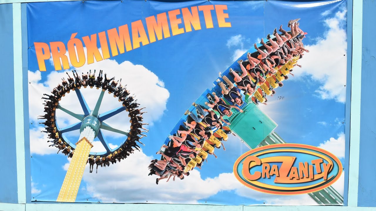 Así va la construcción de CraZanity en Six Flags México