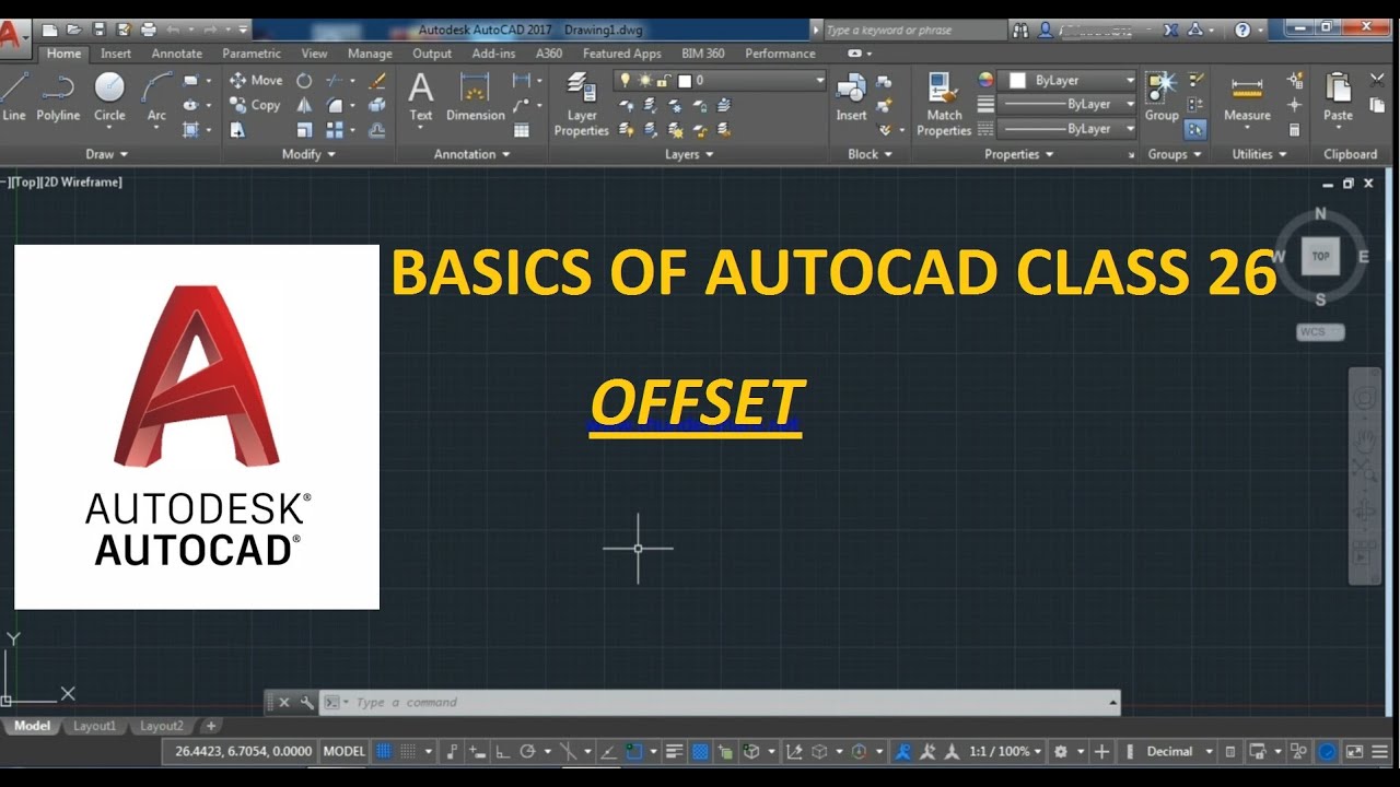OFFSET IN AUTOCAD|AUTOCAD MALAYALAM|AUTOCAD BEGINNERS