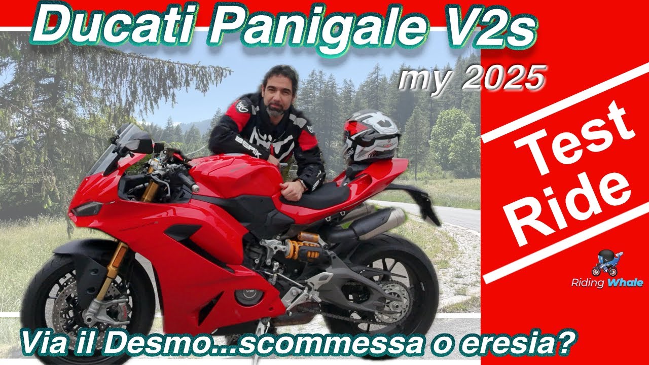 Ducati Panigale V2s 2025 Test Ride - Via il Desmo...scommessa o eresia?