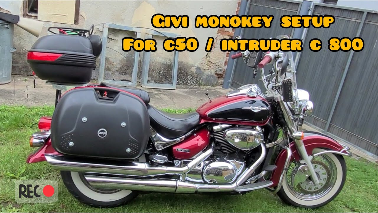 Intruder C800, Boulevard C50  the best traveling set up for the bike -  Monokey set of 3bags