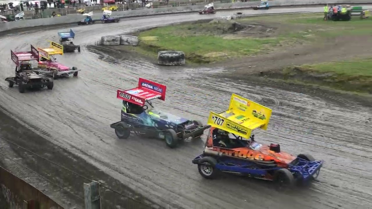 Stockcar F2 junioren - heat 3 - Speedway Blauwhuis - 6 juli 2025 - RaRaRacing