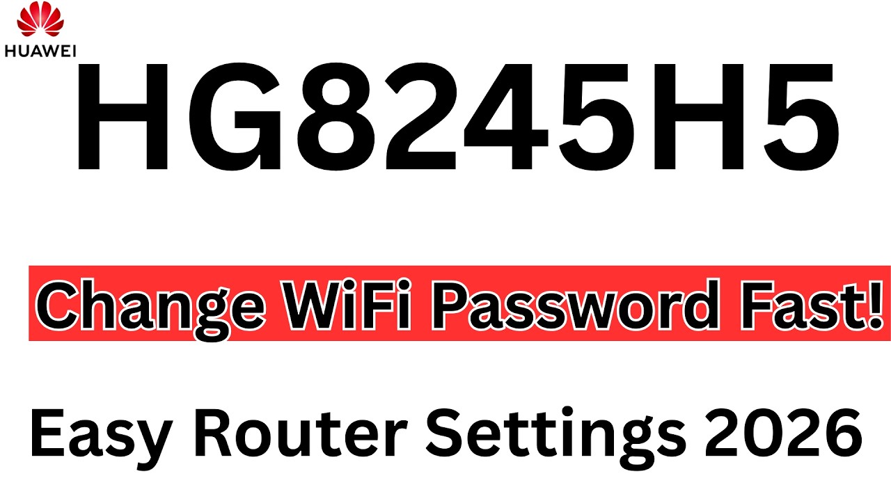Huawei HG8245H5 XPON ONT Full Setup | Change Wi-Fi Name & Password