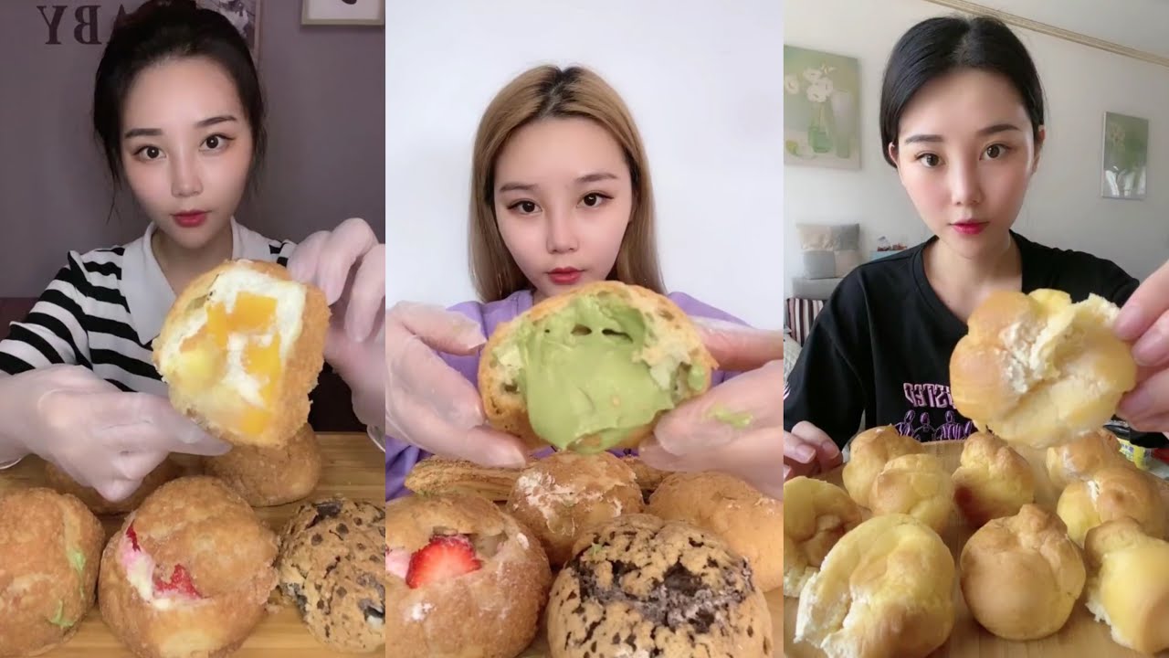 🍞 [MUKBANG] cream puffs edition