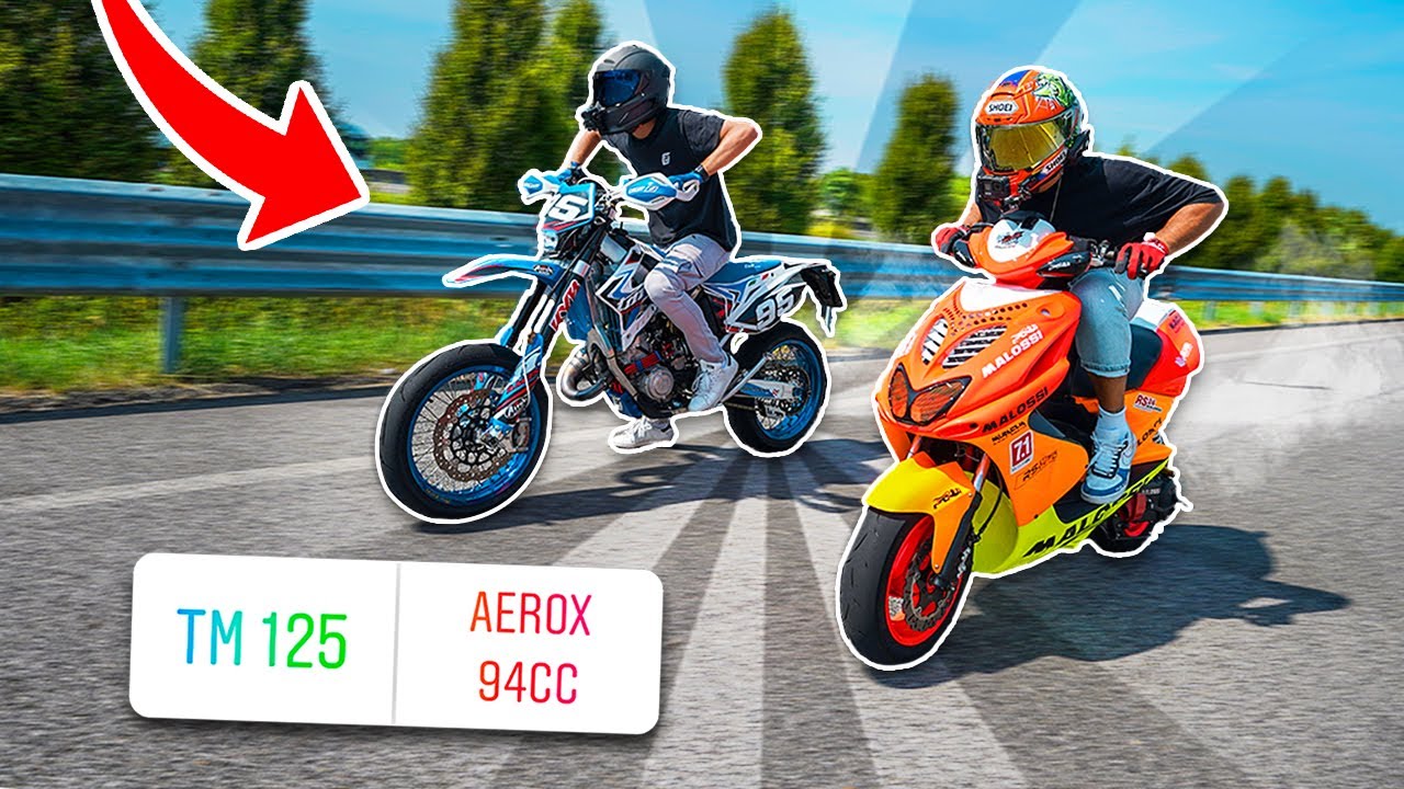 TM SMR 125 vs AEROX 94cc | CHI VA PIÙ VELOCE?! 🔥