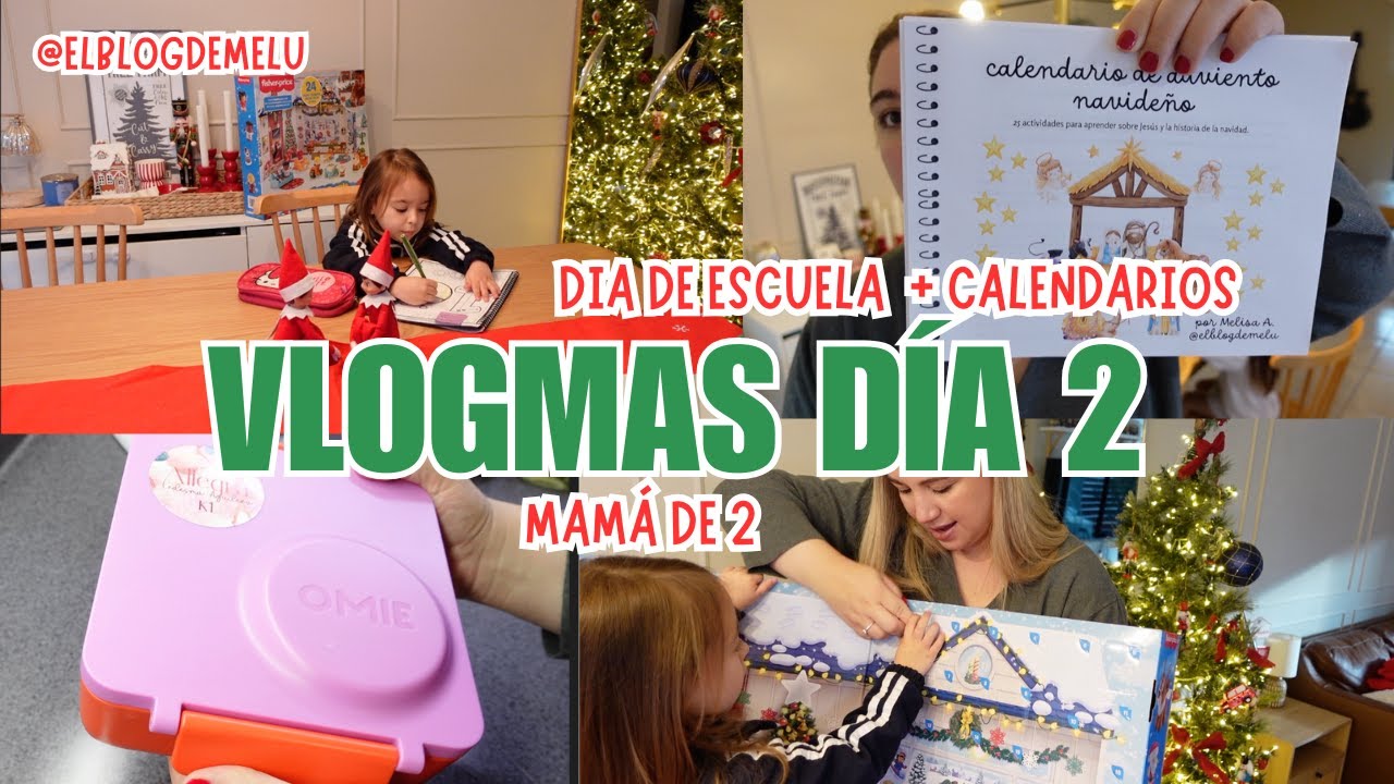 VLOGMAS DÍA 2: ESCUELA, CALENDARIOS DE ADVIENTO & MÁS