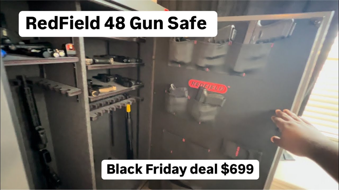 Обзор сейфа REDFIELD 48 Gun Safe. Скидка в Черную пятницу🔥 #2acommunity #blackfriday #2ndamendmen...