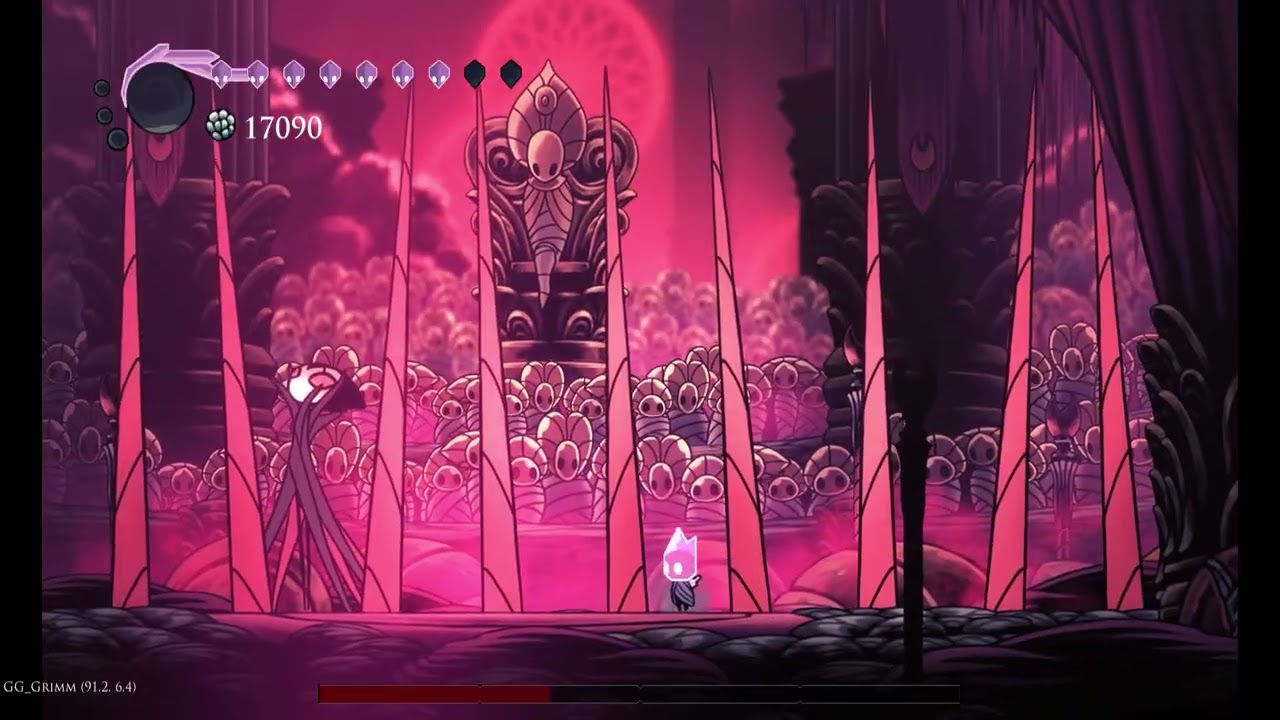 beating troupe master grimm with no spells, pure nail and glowing womb