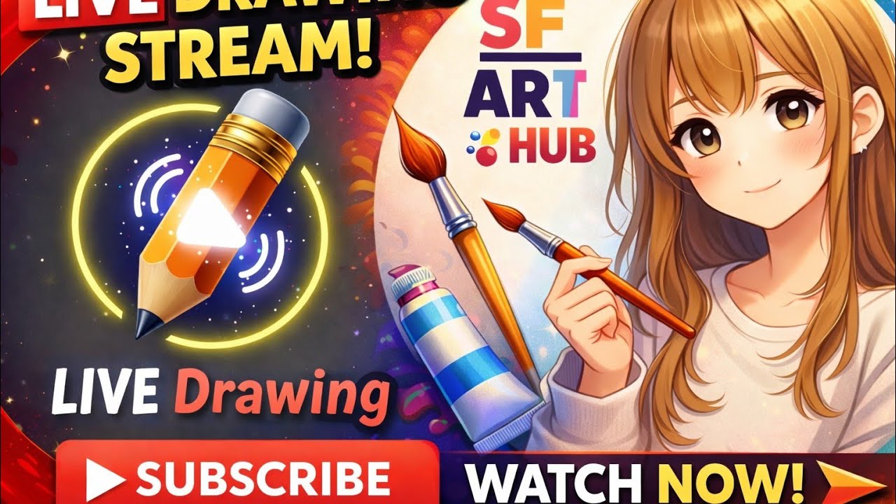 ART HUB SF  is live! subscribe to My YouTube channel 👍