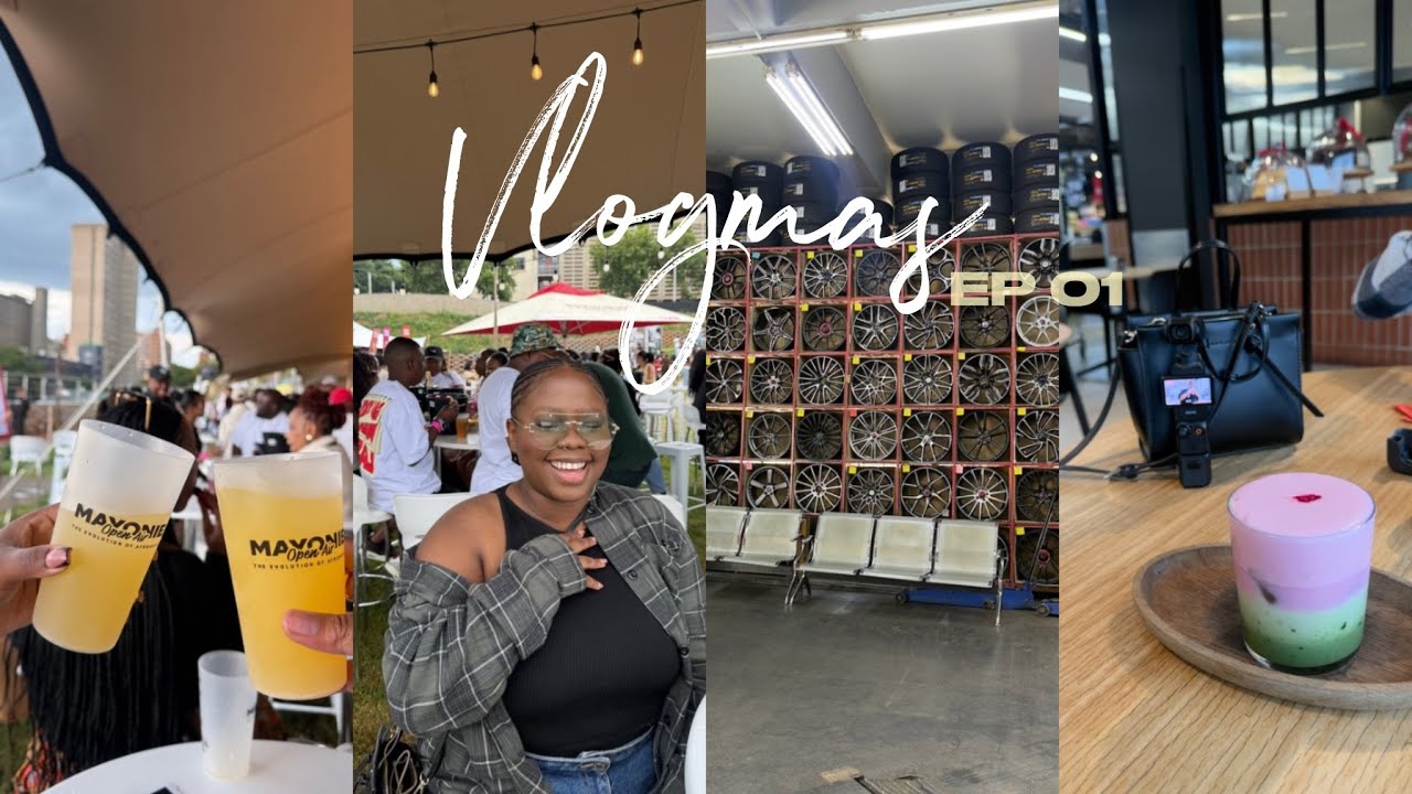 Vlogmas EP 01: Mayonie Open Air experience, my wheel burst 😭, getting new tyres, brunch date. 