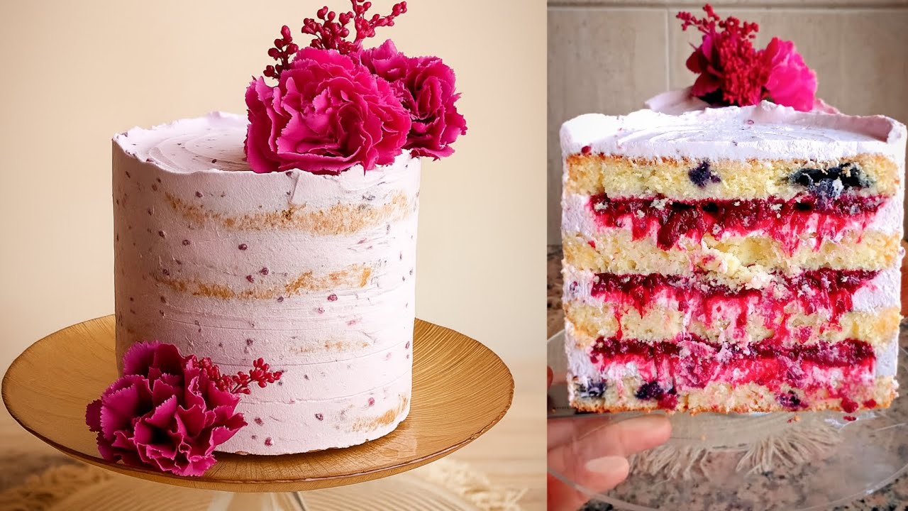 لاير كيك من الألف إلى الياء 🍰 دورة تعليم مجانية🥰 Naked cake ou nude cake