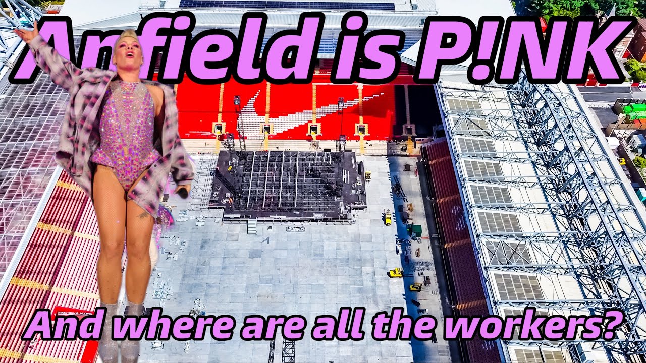Anfield is ‘Pink’ at Liverpool Football Club