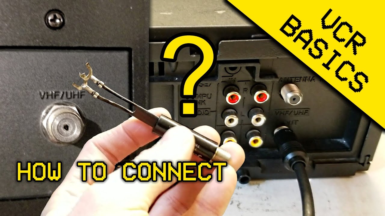 VCR Basics - Connecting to a TV