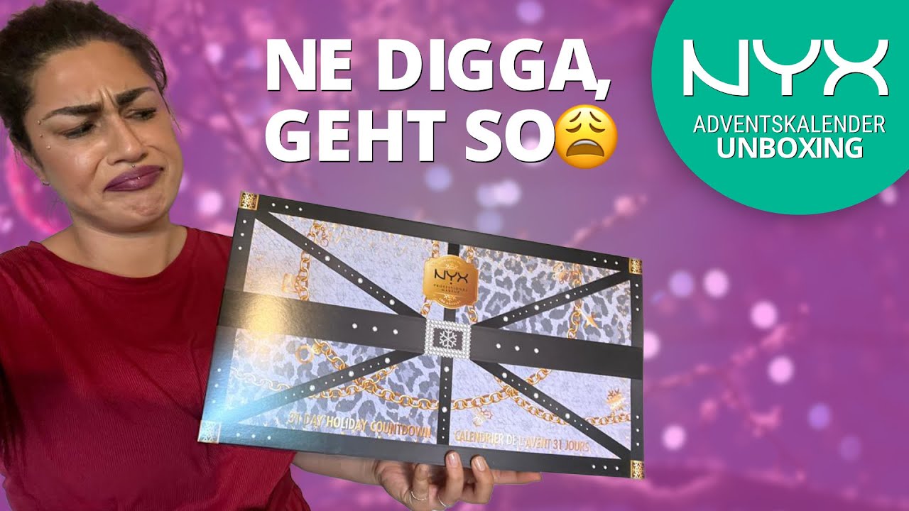 NYX 24 Tage Adventskalender 2022 Unboxing - Adventskalender 2022 Unboxing l Elanhelo