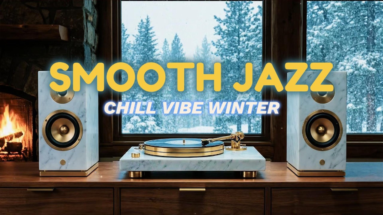 Snow Outside, Jazz Inside ❄️🎷 | Cozy Chill Ambience