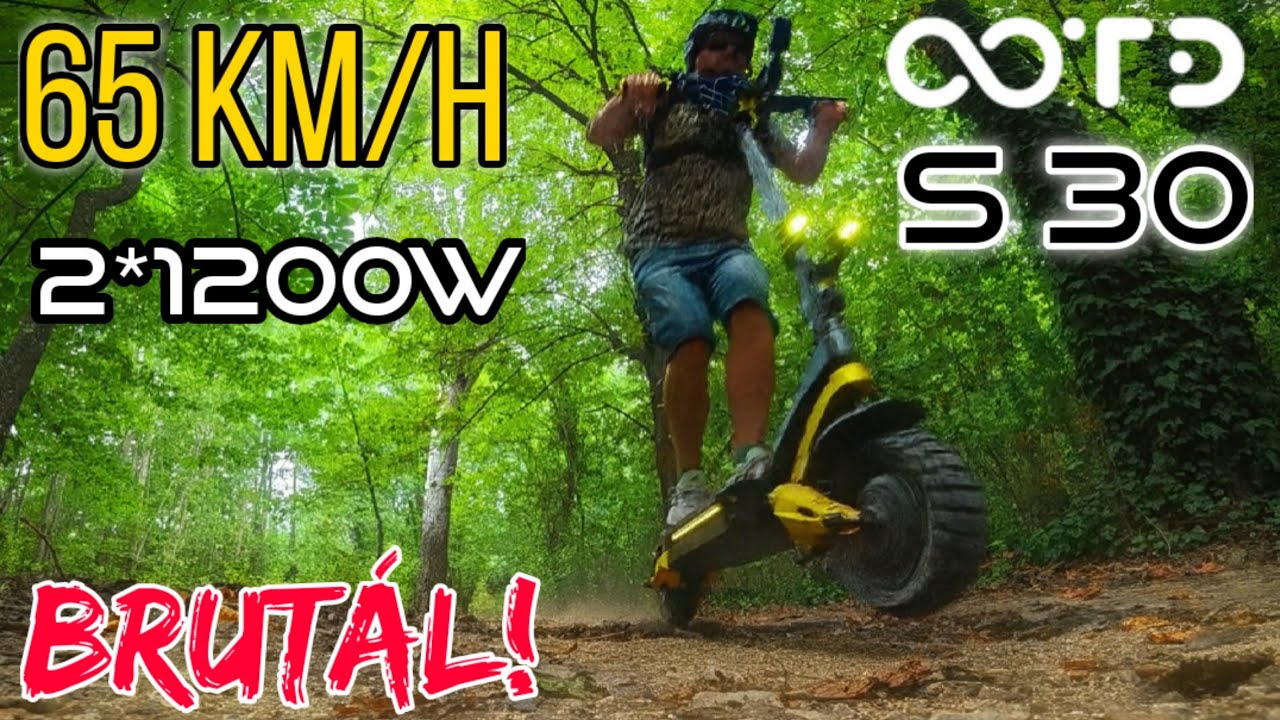 Brutál Roller 65 km/h-val! - OOTD S30 Dual motor