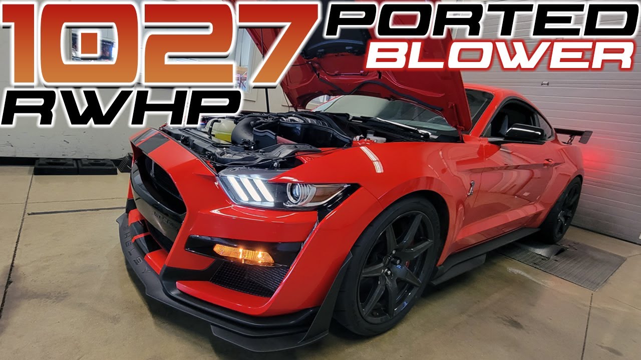 2021 SHELBY GT500 (1000 rwhp DYNO) Ported Supercharger at Brenspeed with Kooks and E85