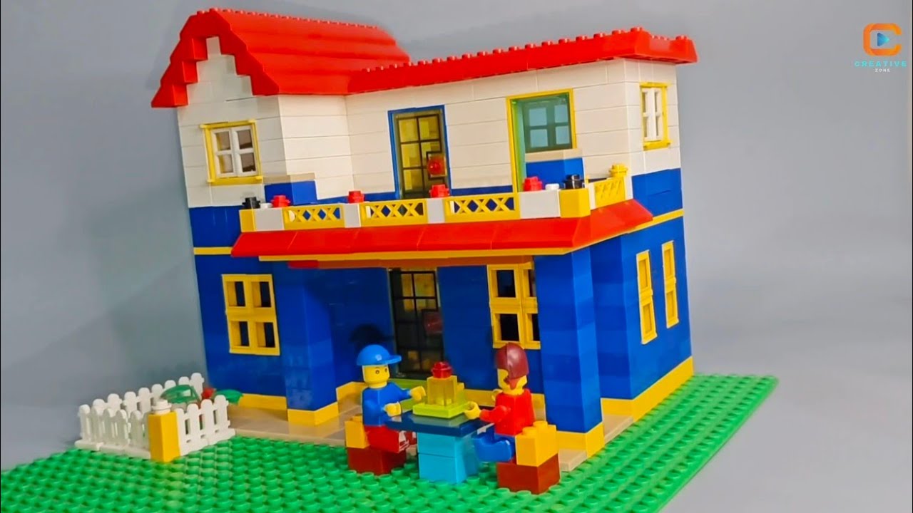 How To Build a LEGO Luxury Modern House Exterior Design 🏡 MOC | Building Blocks Instructions | Diy