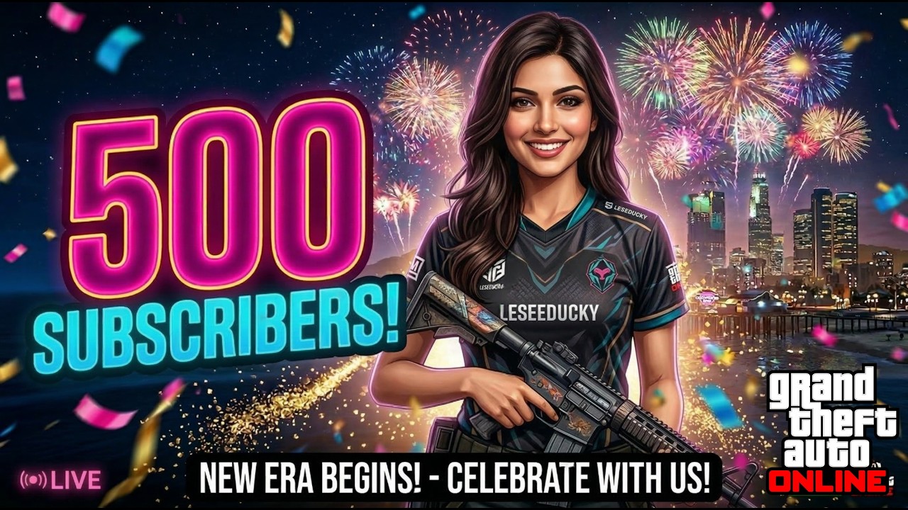 🎉 500 Subscribers Celebration | GTA Online Chill Stream | #livestream 368 #gta #gta5online #gta5