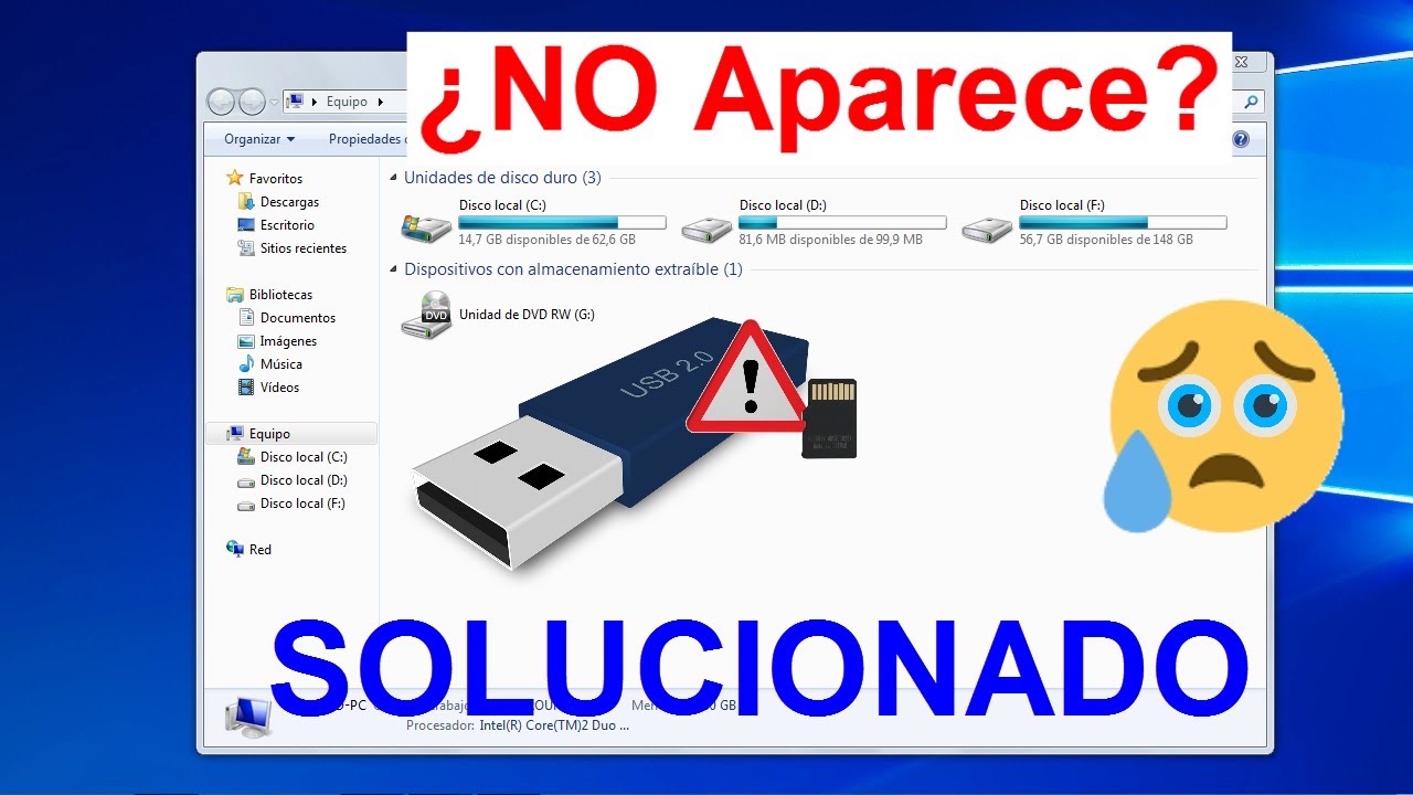 Mi Memoria USB NO Aparece en Equipo│Mi USB NO Aparece En MI PC│Mi PC NO Reconoce La USB│SOLUCIONADO