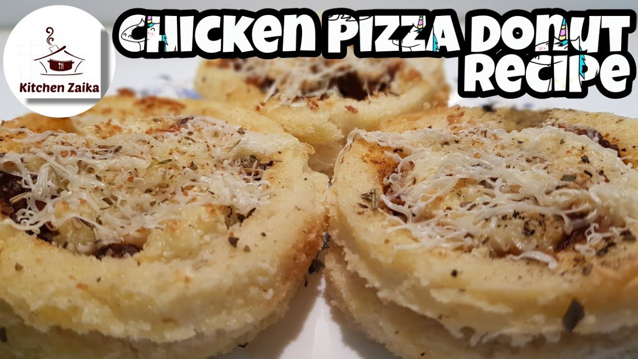Chicken pizza donut recipe | Pizza donut recipe | Cheese donut recipe #Cooking #Ramzanrecipes