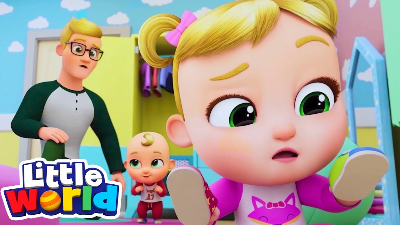 Learn to Get Dressed! 🧦👗 | Morning Routine Song | Little World | Moonbug Kids - Get Up And Go!