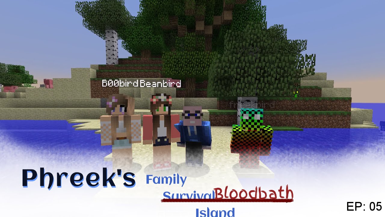 Phreekbird's Minecraft Family Survival Island S3Ep5