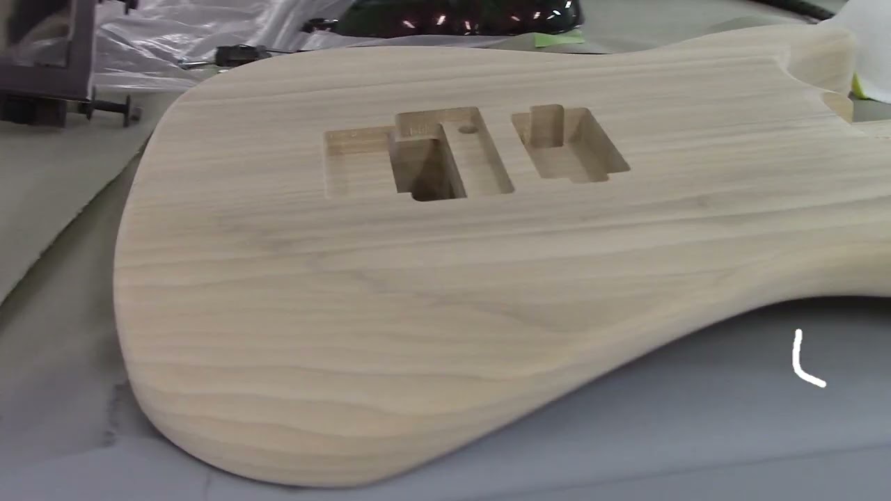 guitar body paint job part # 1