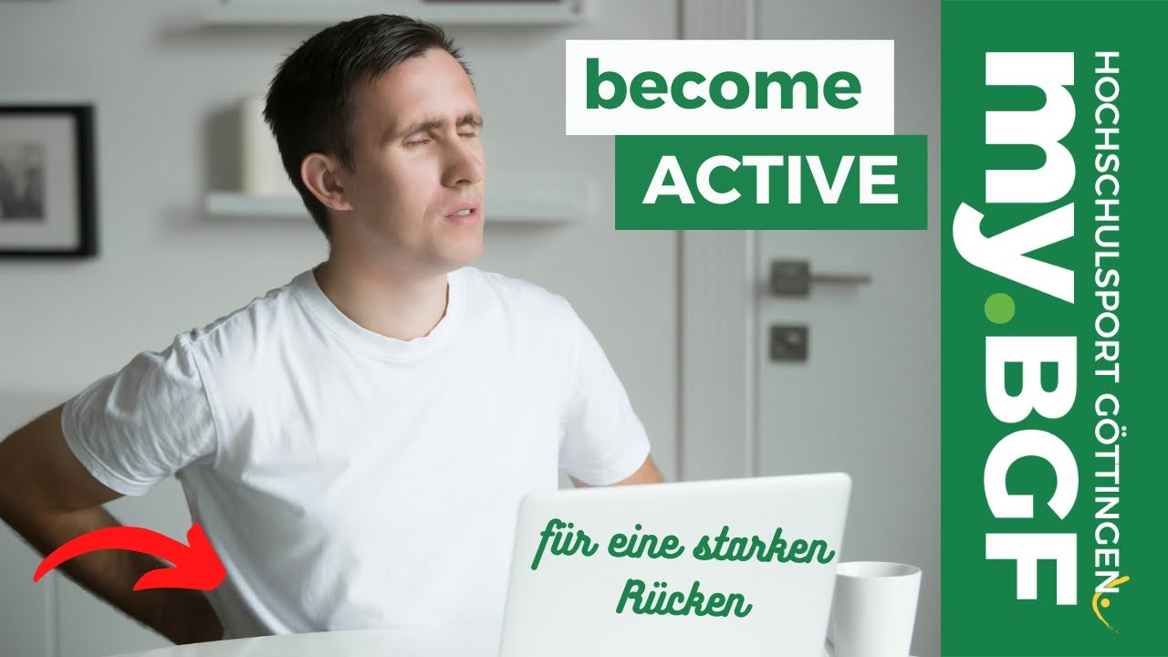 my.BGF @ your.HOME- Für einen starken und kräftigen Rücken im Homeoffice