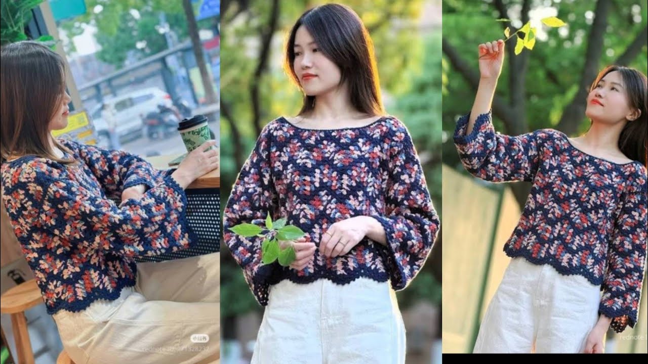 2 ROWS CROCHET STICH FOR BEGINNERS IN ZIGZAG PATTERN 