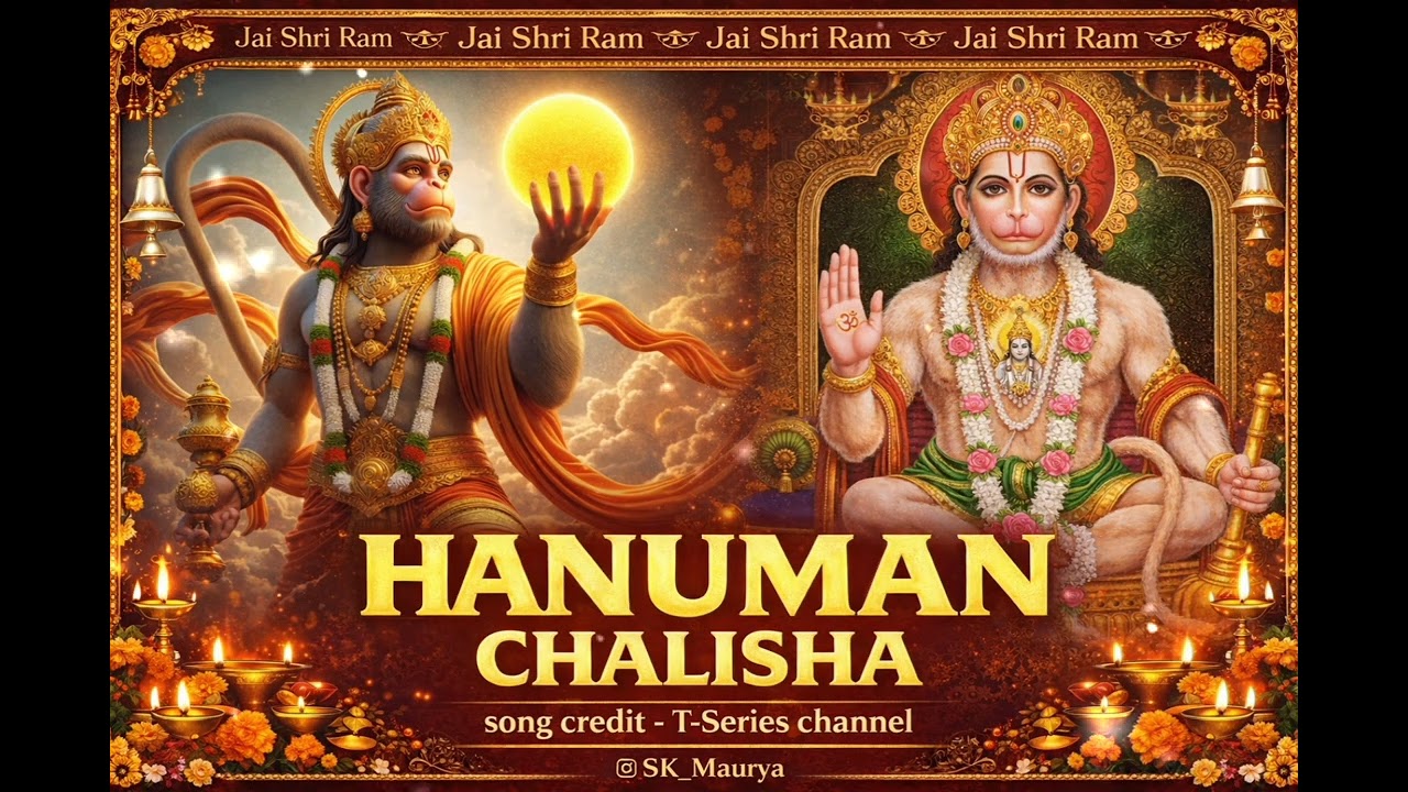 श्री हनुमान चालीसा🌺🙏| Shree Hanuman Chalisa Original Video |🌺🙏 GULSHAN KUMAR | HARIHARAN | 8K