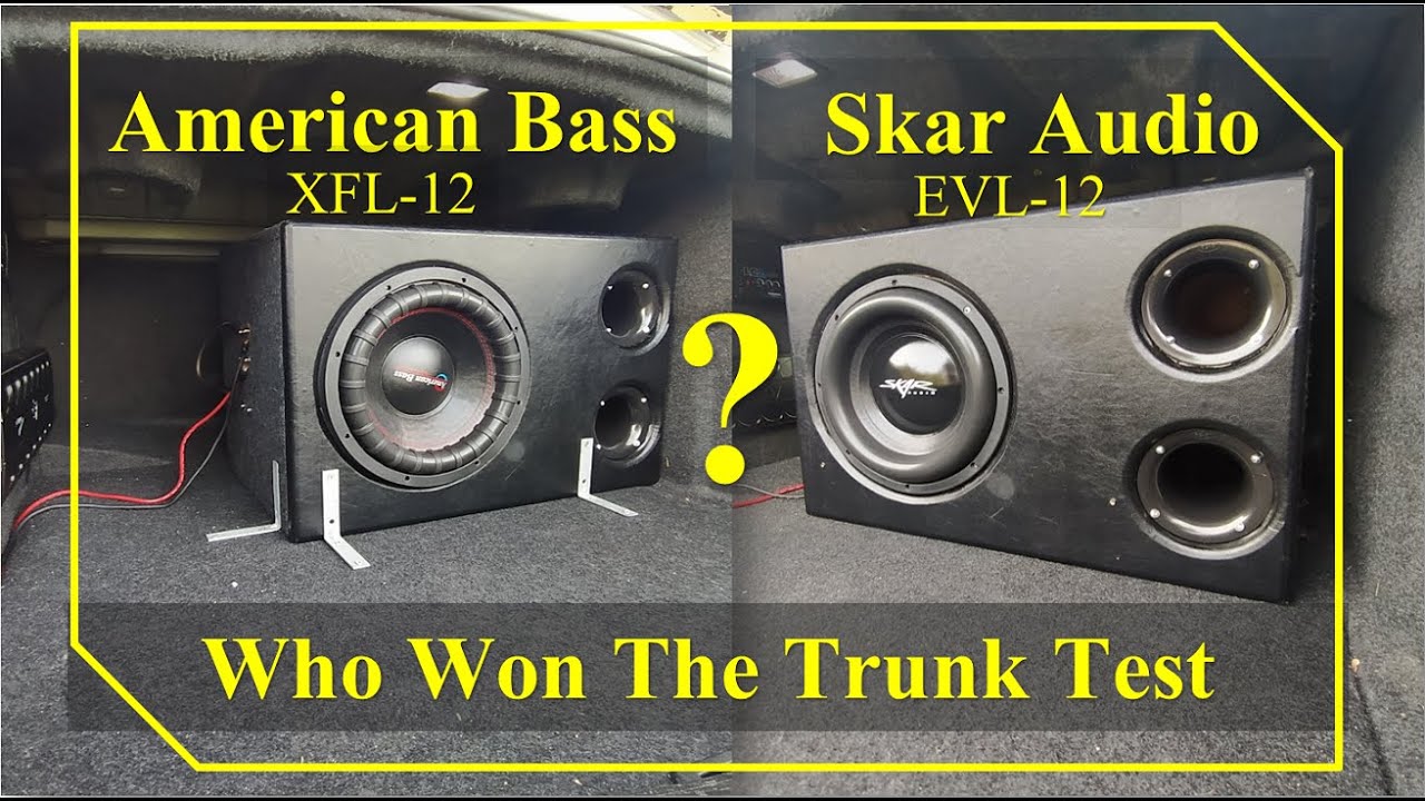 Кто победил в демо-версии? Skar Audio EVL-12 против American Bass XFL-12: басовые тесты и ежеднев...