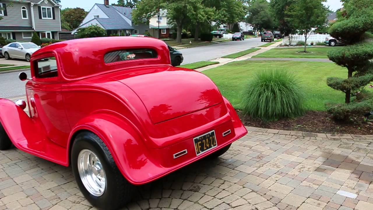 1932 Ford 3 Window Coupe For Sale~350 w/ Alum Heads~9