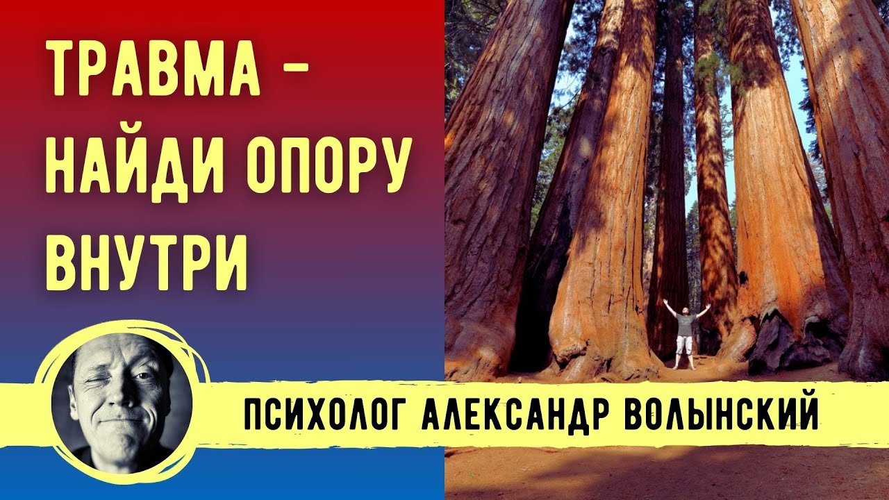 ТРАВМА- НАЙДИ ОПОРУ ВНУТРИ- // ПСИХОЛОГ АЛЕКСАНДР ВОЛЫНСКИЙ