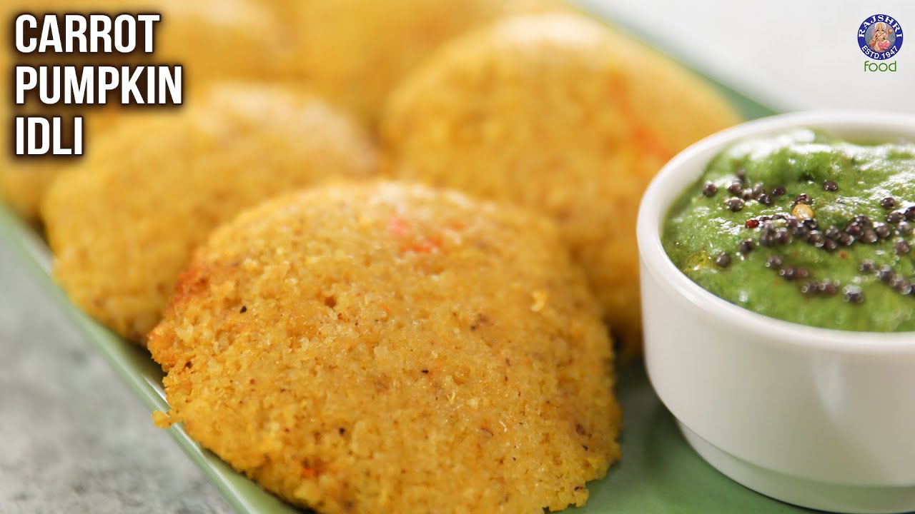Carrot Pumpkin Idli Recipe | How To Make Instant Idli | Healthy Breakfast | Vegetable Idli | Varun