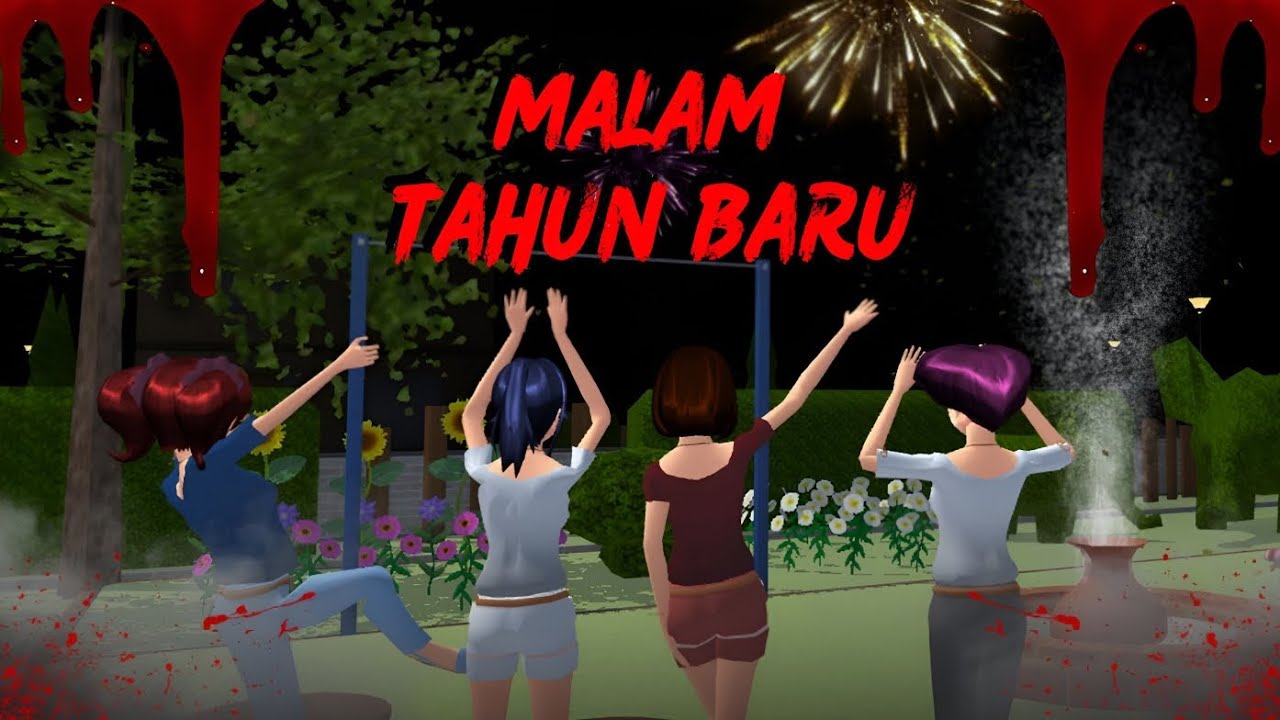 MALAM TAHUN BARU || HORROR MOVIE SAKURA SCHOOL SIMULATOR