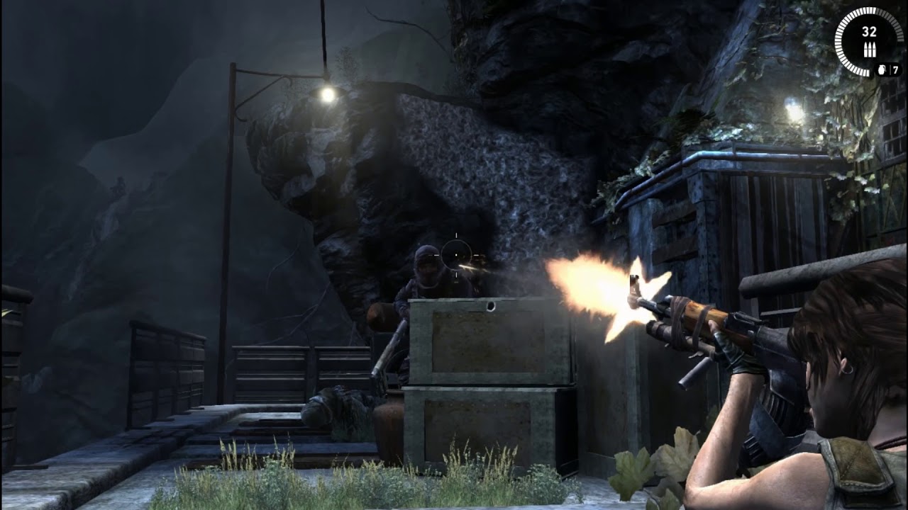 TOMB RAIDER    STORM CHASER  START THE CLIMB UP TO THE RESEARCH BASE
